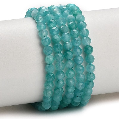 Natural Amazonite Beads Strands X-G-T152-A01-4mm-1