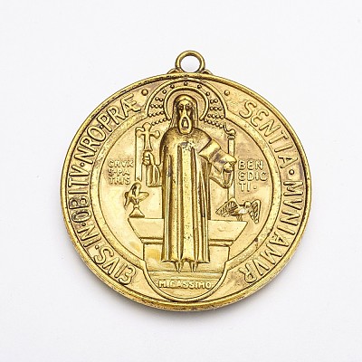 Tibetan Style Alloy Big Pendants X-TIBEP-A17171-AG-FF-1