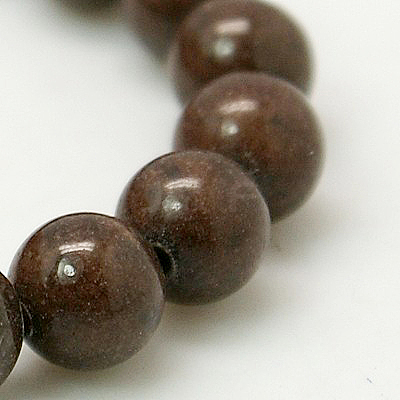 Natural Mashan Jade Round Beads Strands X-G-D263-4mm-XS14-1