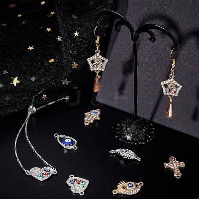 Silver Color Plated Alloy Links ENAM-NB0001-39-1