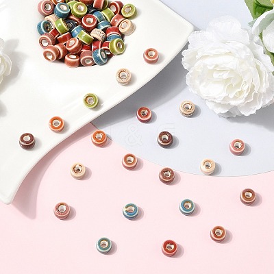 Handmade Porcelain European Beads FIND-CJZ0001-004-1