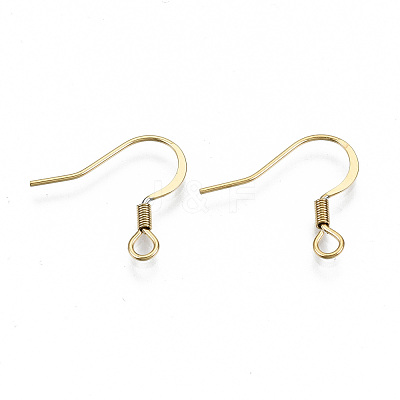 304 Stainless Steel French Earring Hooks X-STAS-S111-006G-NR-1