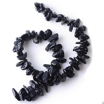 Natural Tektite Bead Strands G-R356-03-1
