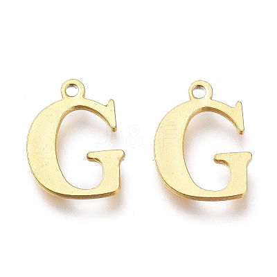 PVD Vacuum Plating  304 Stainless Steel Charms STAS-H112-G-G-1