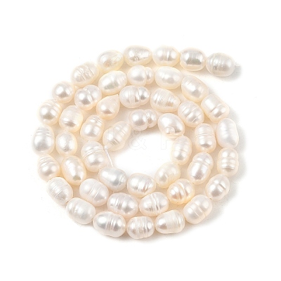 Natural Cultured Freshwater Pearl Beads Strands PEAR-I007-01B-02B-01-1