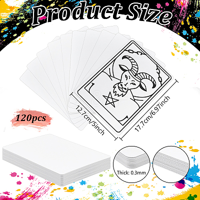 Blank Paper Card DIY-NB0015-56B-1