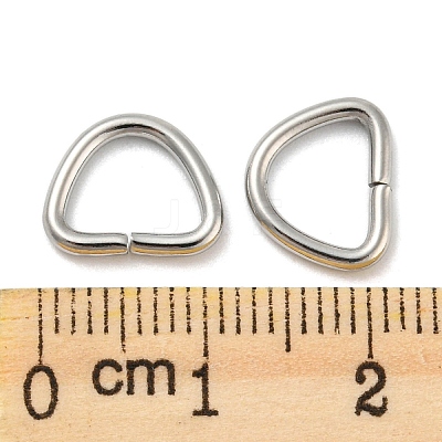 Non-Tarnish 304 Stainless Steel D Rings STAS-Z048-02C-1
