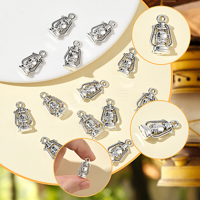 40Pcs Tibetan Style Zinc Alloy Pendants Sets TIBEP-SC0003-35AS-1