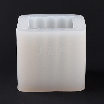 Stripe-shaped Cube Candle Food Grade Silicone Molds DIY-D071-02-1