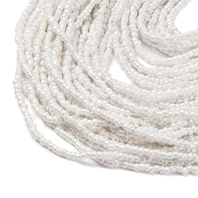 Bohemia Style Multi-strand Glass Seed Beaded Bib Necklaces for Women NJEW-G149-01D-1