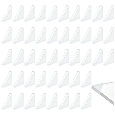 50Pcs Plastic Triangle Corner Protector FIND-NB0005-48B-1