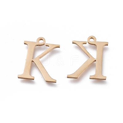 304 Stainless Steel Charms STAS-L263-09G-1