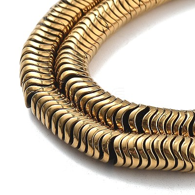 Electroplated Synthetic Non-magnetic Hematite Beads Strands G-B132-A01-01B-1