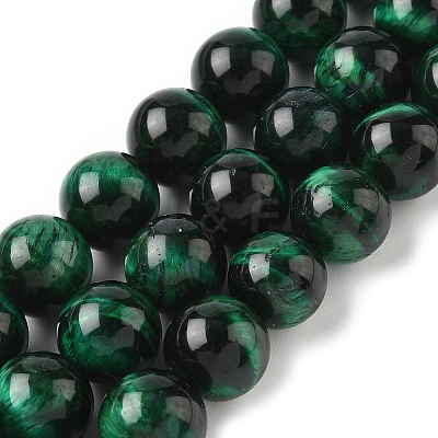 Natural Tiger Eye Beads Strands G-G448-14mm-18A-1