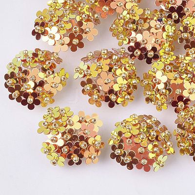 PVC Paillette Cabochons FIND-S321-01J-1