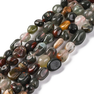 Natural Africa Bloodstone Beads Strands G-G146-A22-01-1