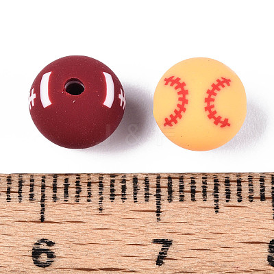 Handmade Polymer Clay Beads CLAY-N014-02A-M-1