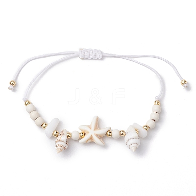 Adjustable Braided Beads Bracelets for Women BJEW-JB11164-02-1