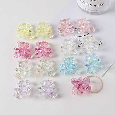 Transparent Acrylic Beads OACR-H038-39-1