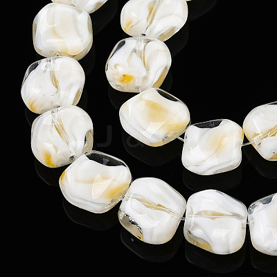 Handmade Milleflori Glass Beads Strands LAMP-M018-01A-09-1