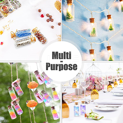 50Pcs Column Glass Jar Glass Bottles Bead Containers AJEW-YW0001-56-1
