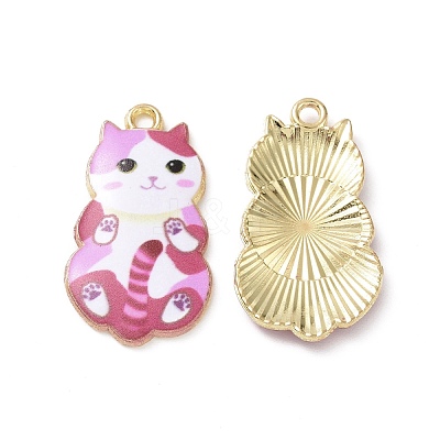 Alloy Enamel Pendants FIND-E031-02F-1