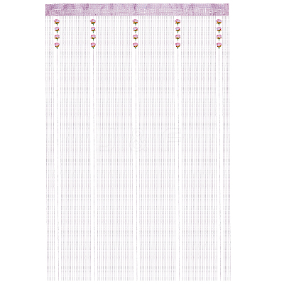 1 Bag Polyester Silk Door String Curtain AJEW-SP0003-57A-1