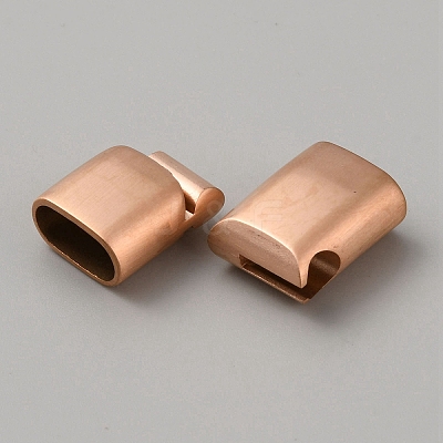 316 Stainless Steel Magnetic Clasps with Glue-in Ends STAS-WH0036-23MRG-1