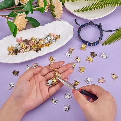 70Pcs Alloy Graduation Cap Pendants FIND-SZ0002-24-1
