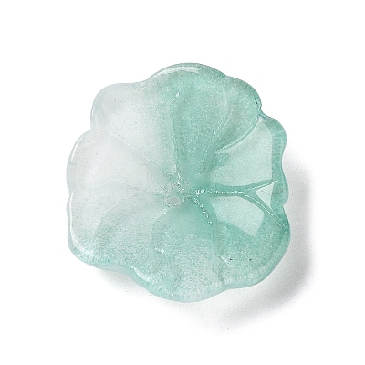 Transparent Glass Beads Caps GLAA-A011-08B-1