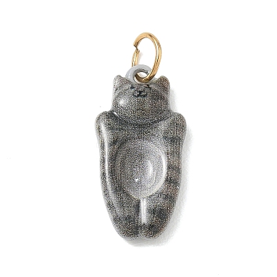 304 Stainless Steel Enamel Pendants SA-CBA08A6-08G-01-1