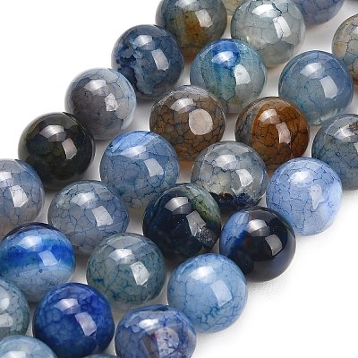 Natural Dragon Veins Agate Beads Strands GG-L001-L01-01D-1