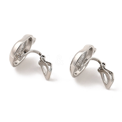 Alloy Clip-on Earring Findings FIND-L015-010P-1