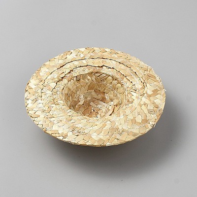 Doll Straw Hat DIY-WH0504-827B-1