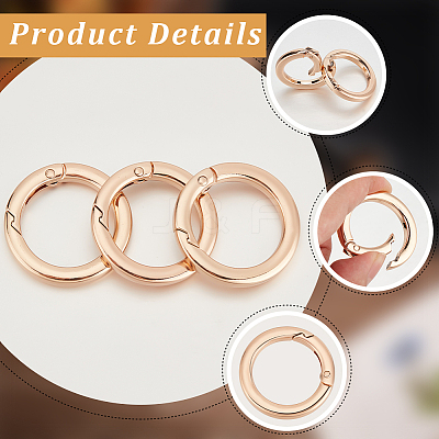 3Pcs Alloy Spring Gate Rings FIND-BBC0002-23KCG-01-1