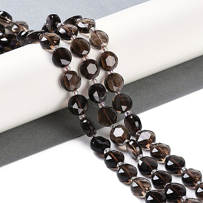 Natural Smoky Quartz Beads Strands G-N342-11-1