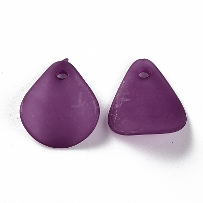 Transparent Frosted Acrylic Pendants MACR-S371-09A-743-1