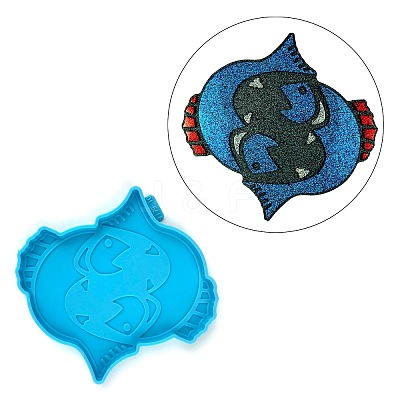 Constellation Silicone Cup Mat Molds DIY-M039-11J-1