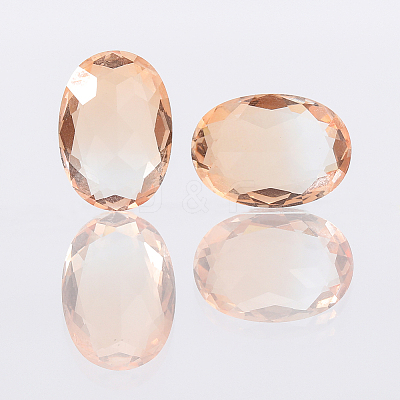 Pointed Back Glass Rhinestone Cabochons RGLA-OC0001-03D-1