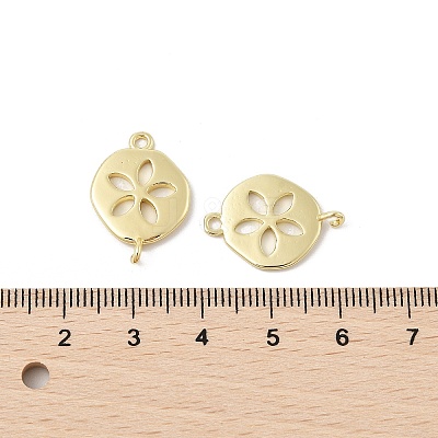 Brass Connector Charms KK-U047-02G-1