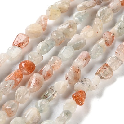 Natural Arusha Sunstone Beads Strands G-P497-01C-03-1