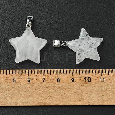 Natural Quartz Crystal Pendants GG-K002-10V-1