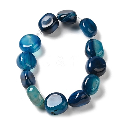 Natural Agate Beads Strands G-H295-D01-02-1