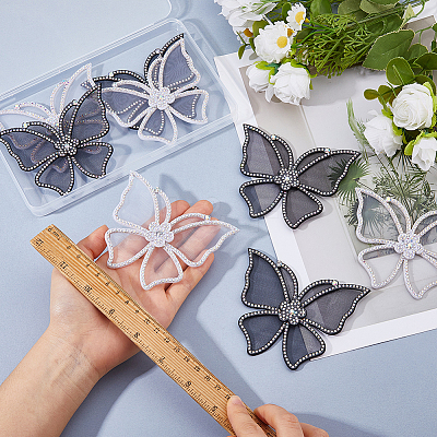 8Pcs 2 Colors Cloth Ornament Accessories FIND-FH0017-20-1