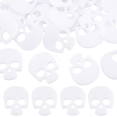 60Pcs Acrylic Buttons BUTT-PH0001-59A-01-1