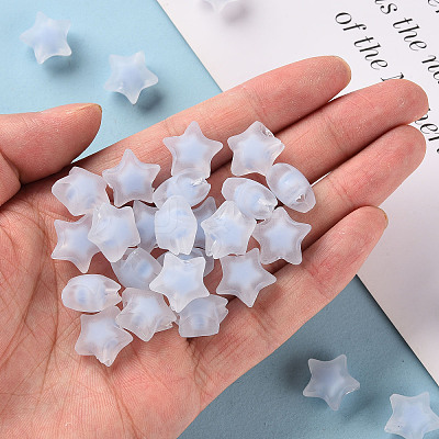 Transparent Acrylic Beads X-TACR-S152-02C-SS2113-1