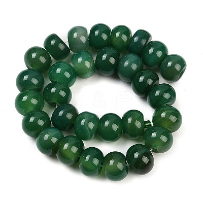 Dyed Natural Agate Beads Strands G-U030-A01-03-1