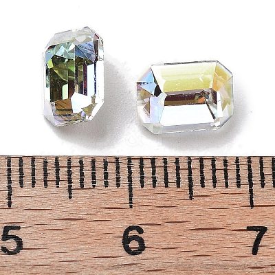K9 Glass Rhinestone Cabochons GLAA-H034-07C-001LA-1