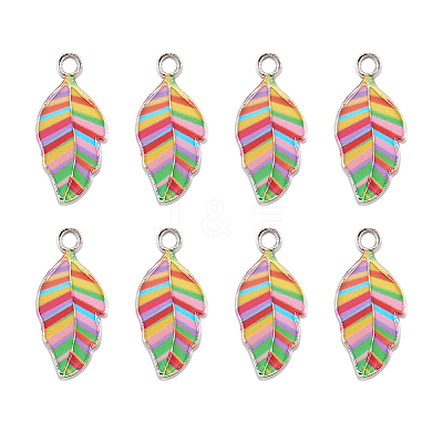 Alloy Enamel Pendants PALLOY-TAC0009-25P-C-1