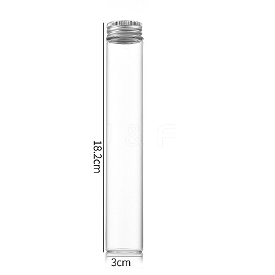 Clear Glass Bottles Bead Containers CON-WH0085-75J-01-1